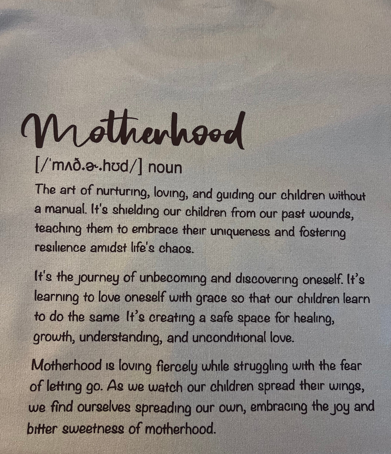 Motherhood T-shirt