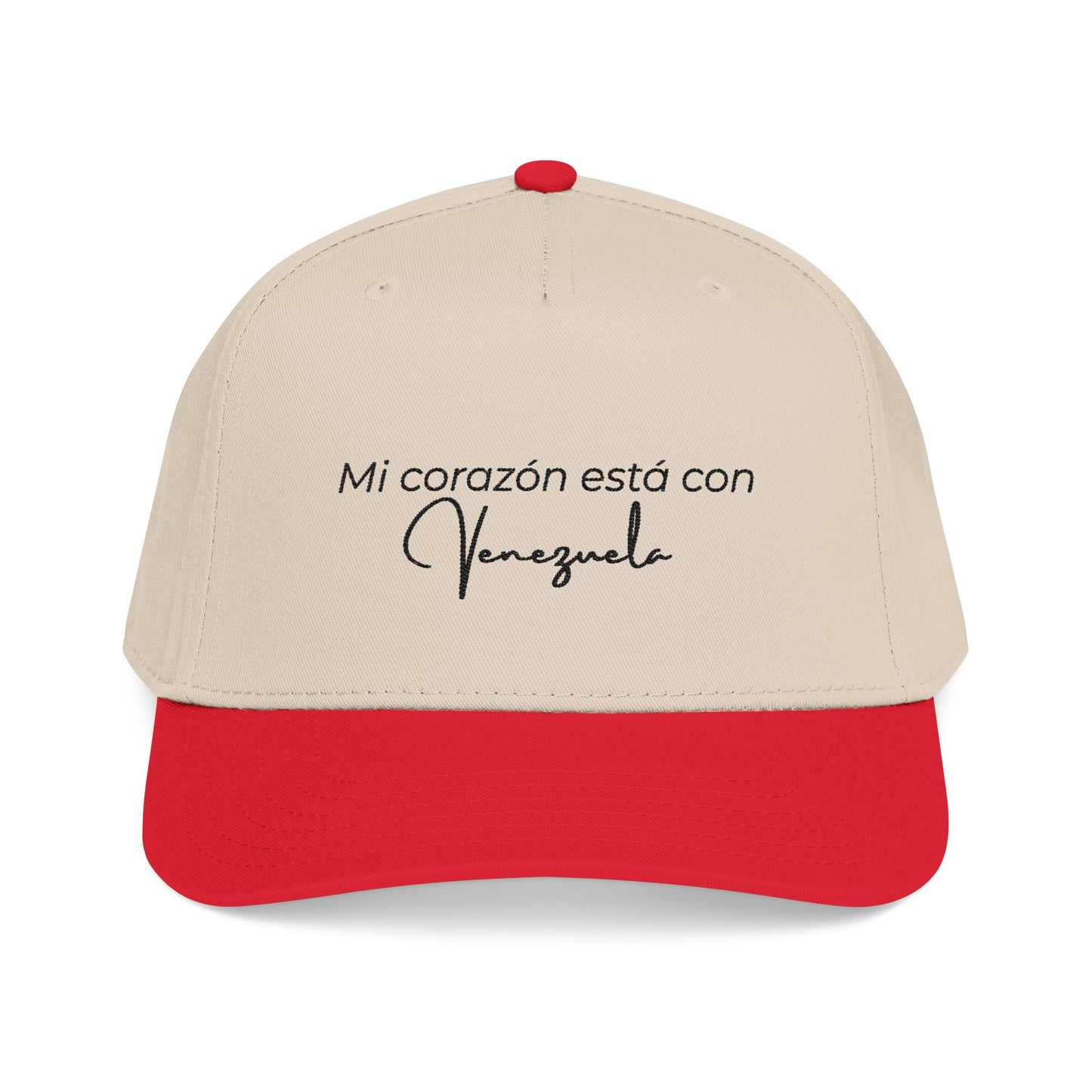 Mi corazon esta con Venezuela- Mid Profile Baseball Cap