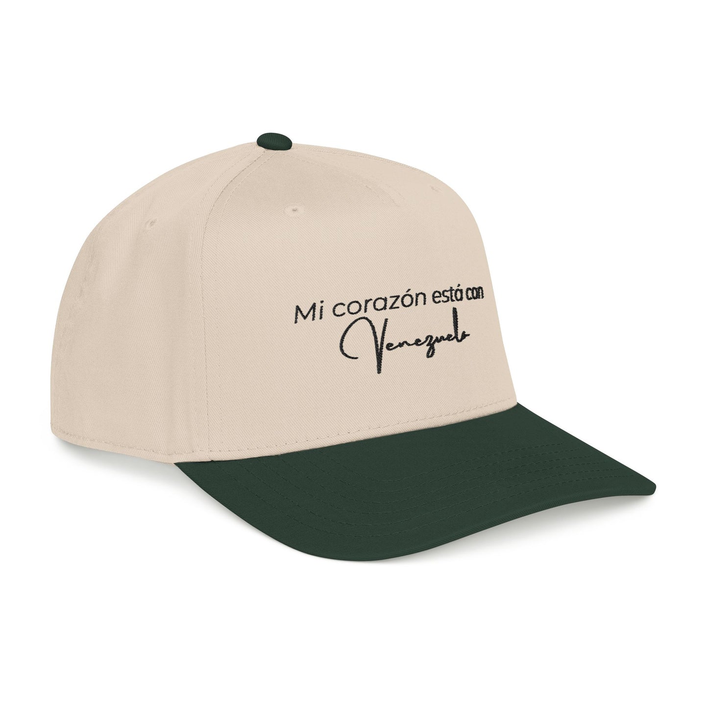 Mi corazon esta con Venezuela- Mid Profile Baseball Cap