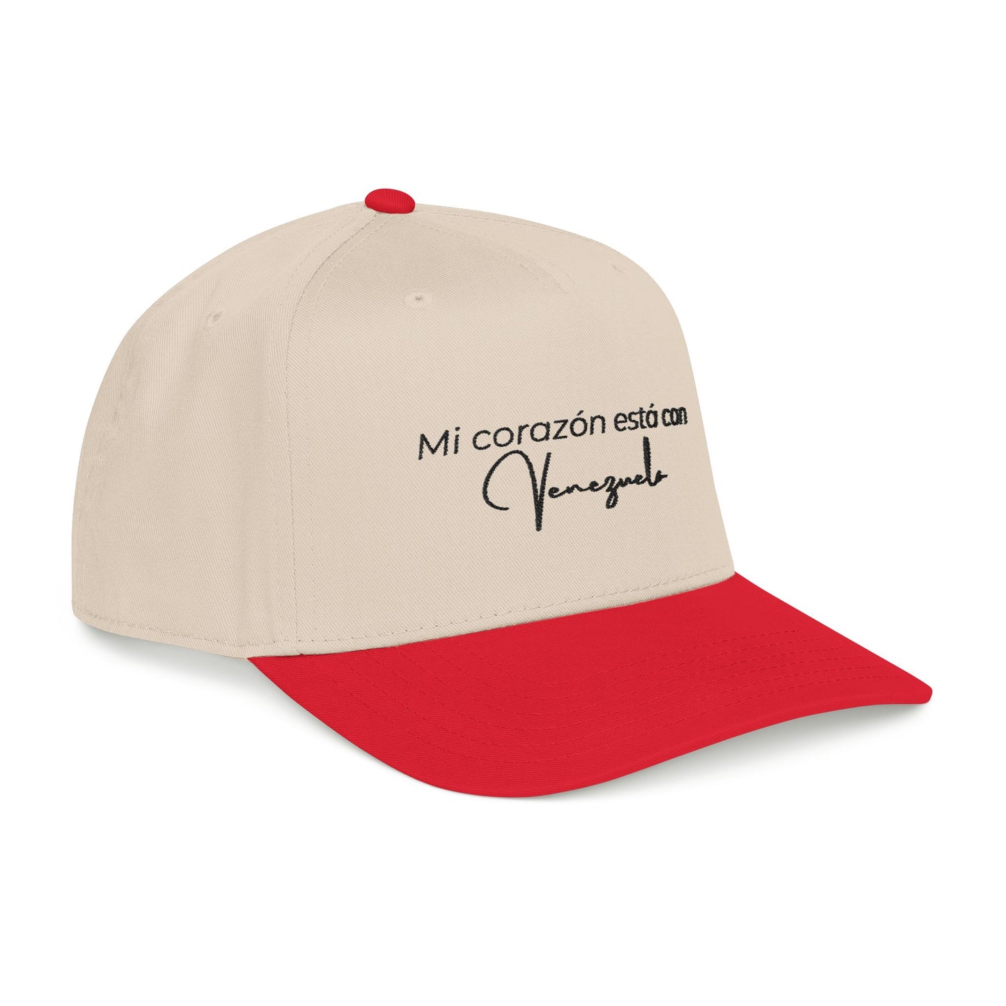 Mi corazon esta con Venezuela- Mid Profile Baseball Cap