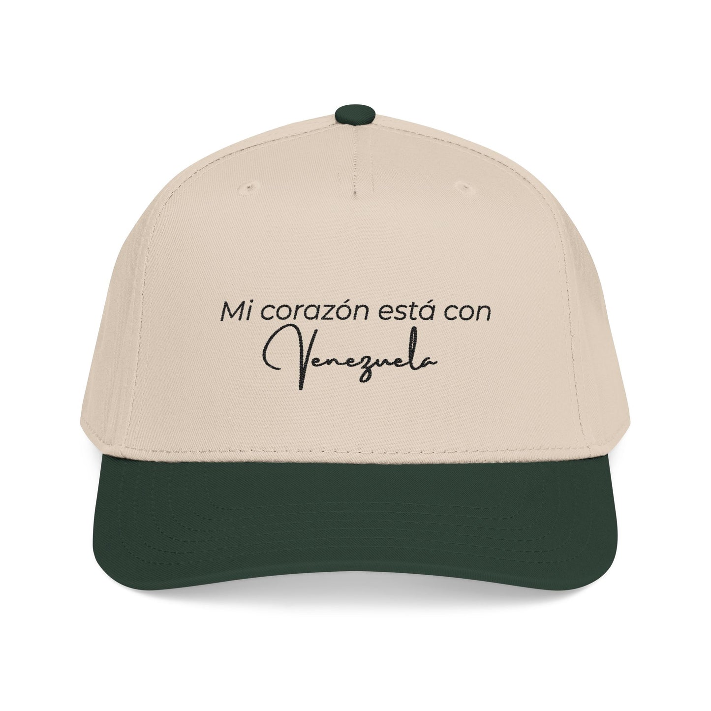 Mi corazon esta con Venezuela- Mid Profile Baseball Cap