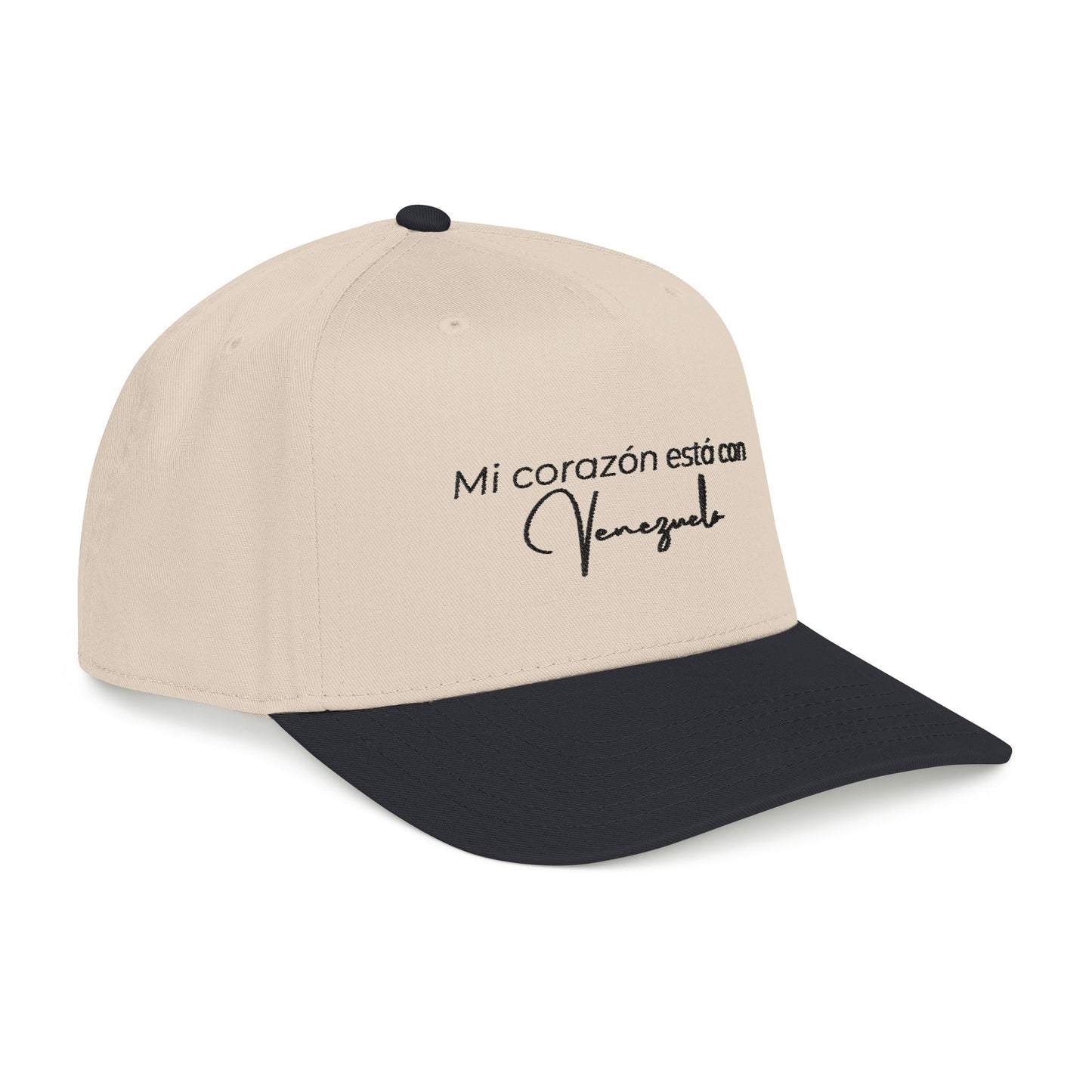 Mi corazon esta con Venezuela- Mid Profile Baseball Cap